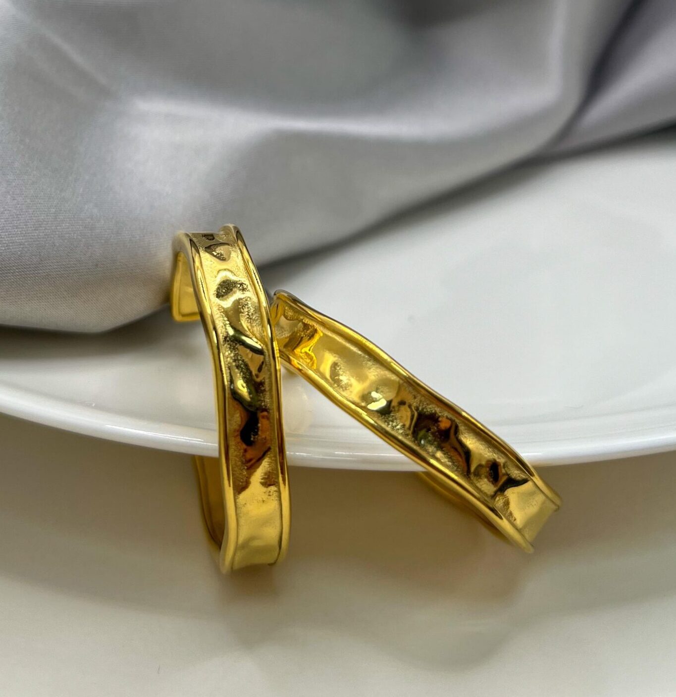 Brinco Argola Textura Brinco Argola Textura